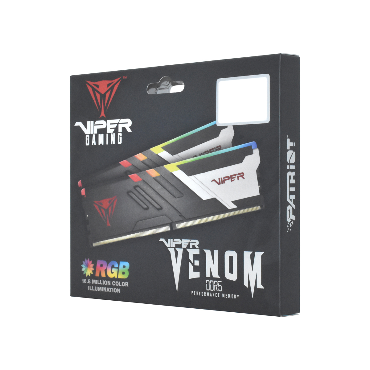 Patriot Viper Venom RGB 32GB (2x16GB) DDR5 6000MHz CL30 Gaming Ram (Bellek) (PVVR532G600C30K)