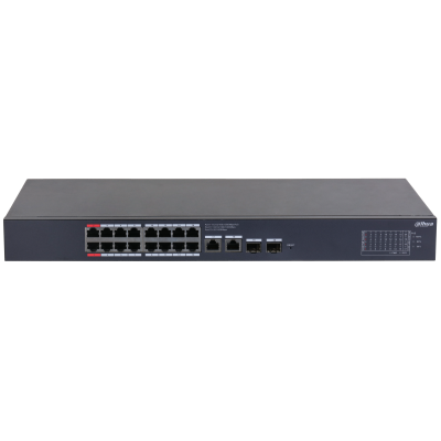 DAHUA CS4220-16GT-135 16 PORT 16XGE-2XGE-2XGE/SFP YÖNETİLEBİLİR 135W POE SWİTCH