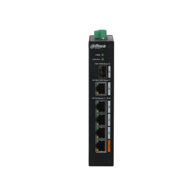 DAHUA PFS3106-4ET-60 4 PORT 4XFE-2XFE YÖNETİLEMEZ 60W POE SWİTCH