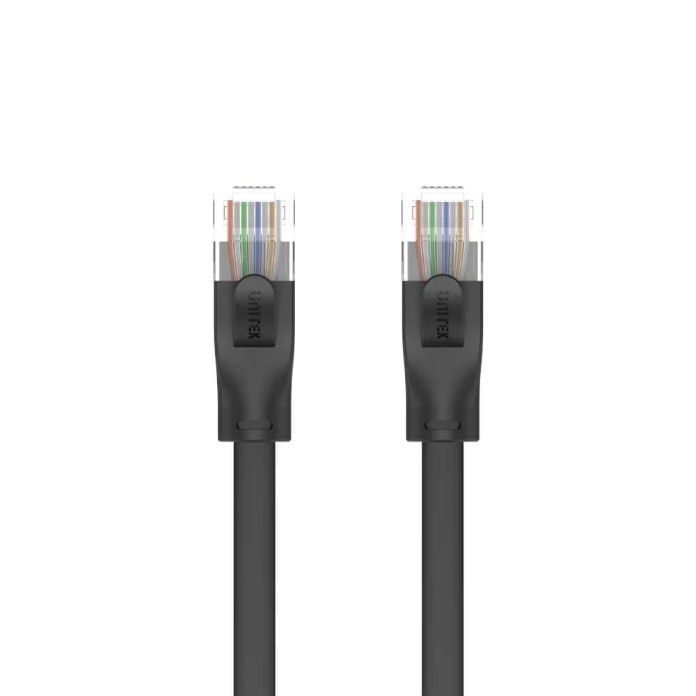 UNITEK CAT6 PATCH KABLO 1MT FLAT 1GBPS, SİYAH (C1809GBK)