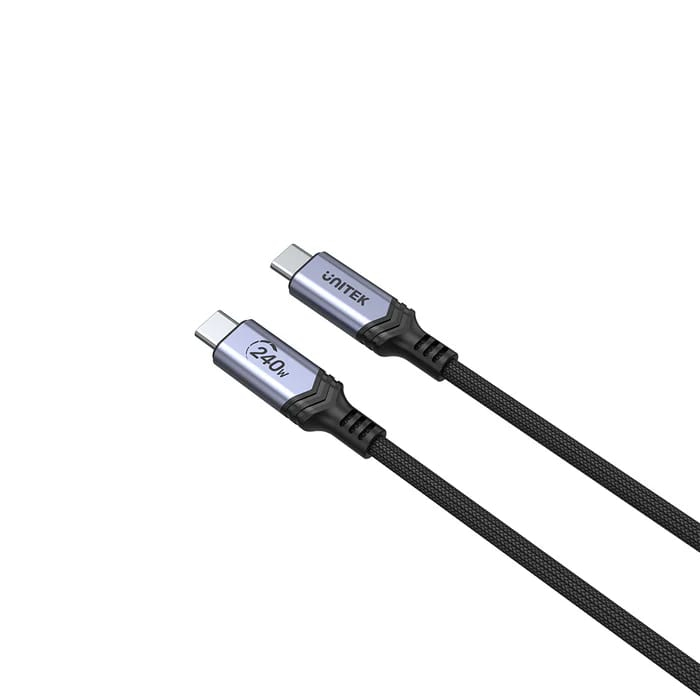 UNITEK TYPE-C HIZLI ŞARJ KABLOSU 2MT 240W (C14110GY-2M)