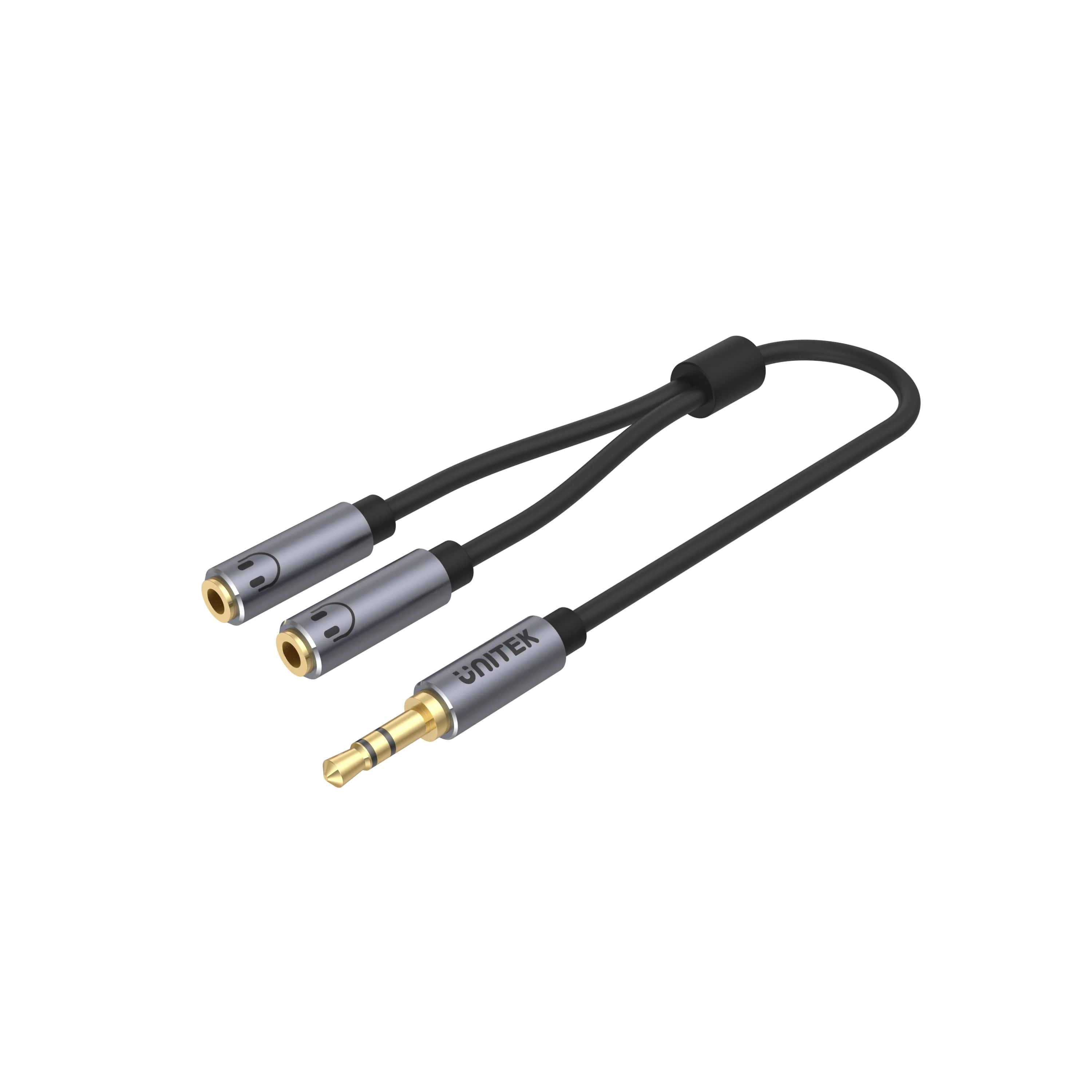 UNITEK 3.5MM AUX KULAKLIK ÇOKLAYICI Y KABLO (Y-C956ABK)