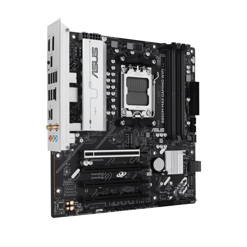 ASUS B850M MAX GAMING WIFI AM5 DDR5 8000MHZ(OC)  mATX HDMI ANAKART