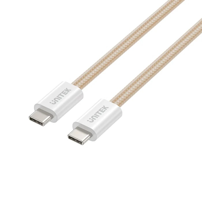 UNITEK TYPE-C MANYETİK HIZLI ŞARJ KABLOSU BEYAZ (C14141AWH01-1M)