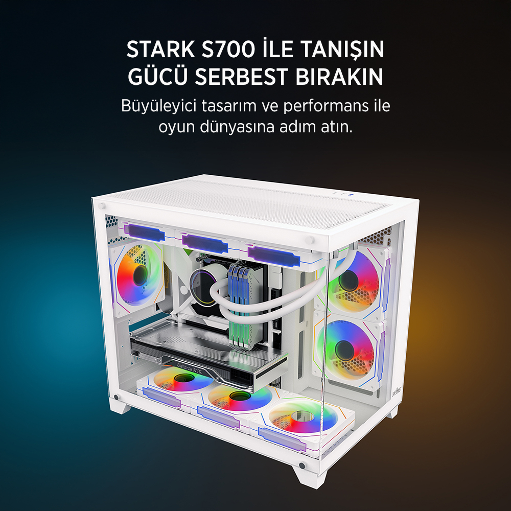 JAMES DONKEY STARK S700 650W BEYAZ GAMING KASA