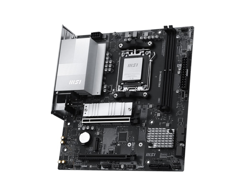 MSI PRO B850M-G M5 DDR5 8200MHZ(OC) HDMI DP 2X M.2 USB 10GBS 5G LAN MATX