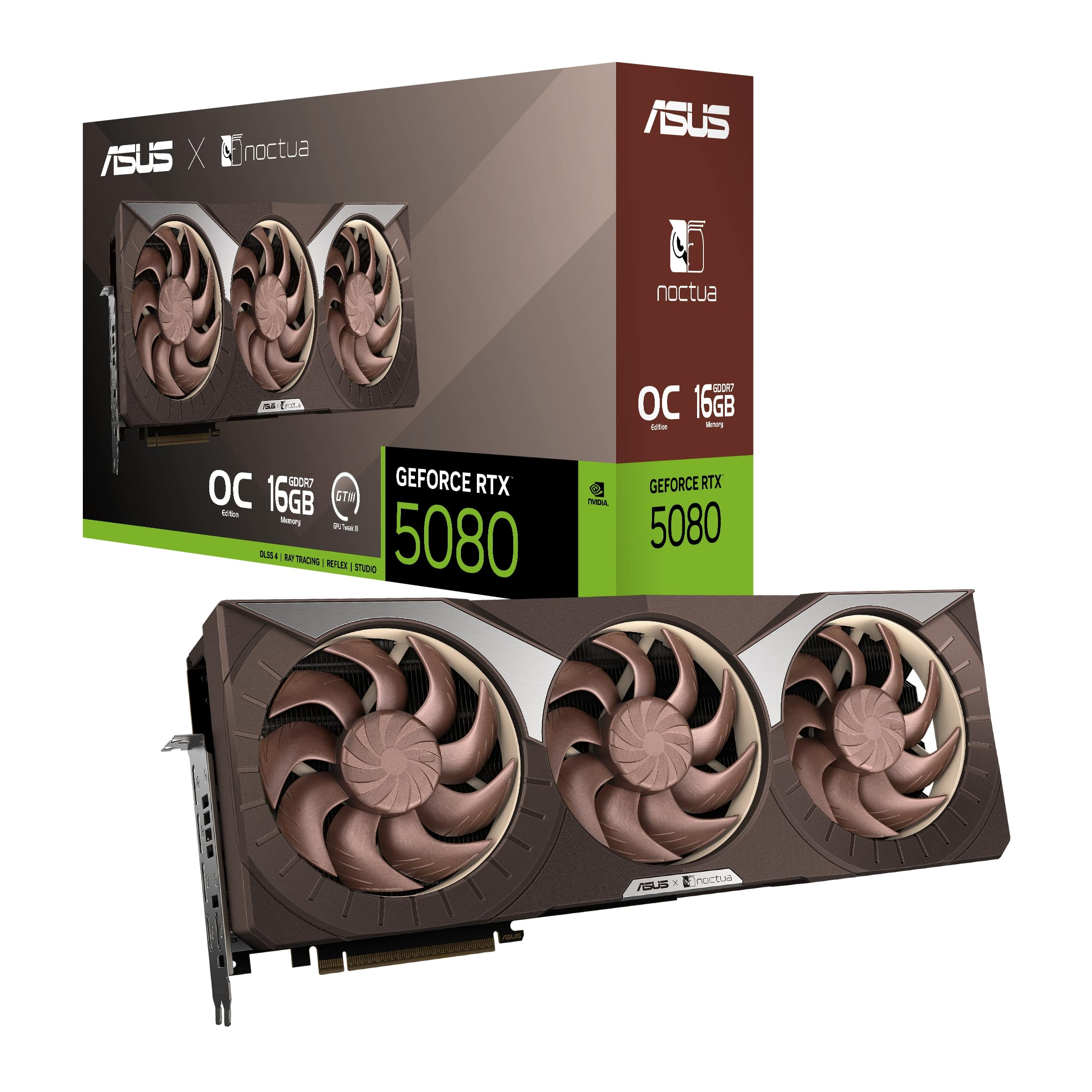 ASUS RTX5080-O16G-NOCTUA 16GB EKRAN KARTI