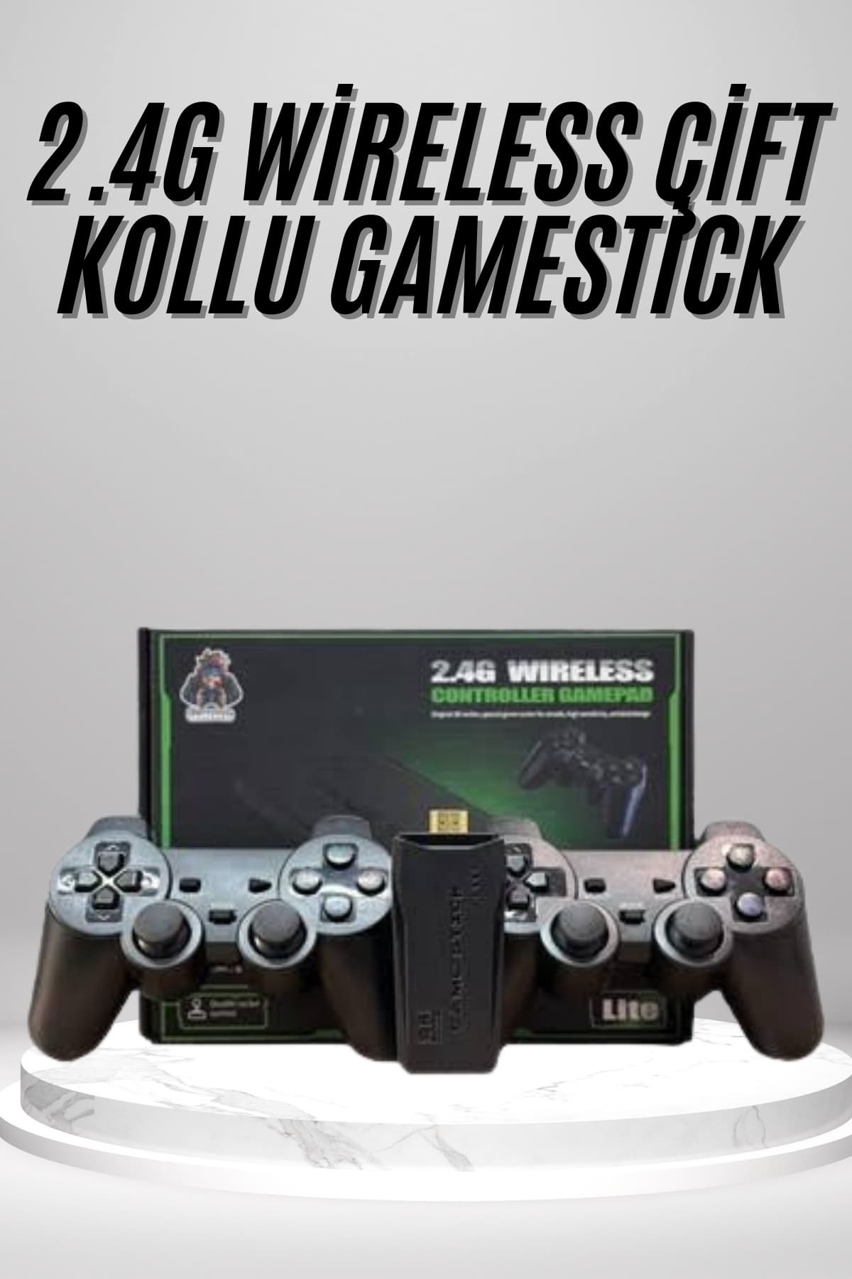 2.4g Uyumlu Kablosuz Çift Kol Atari Retro 20000 Oyun Game Stick