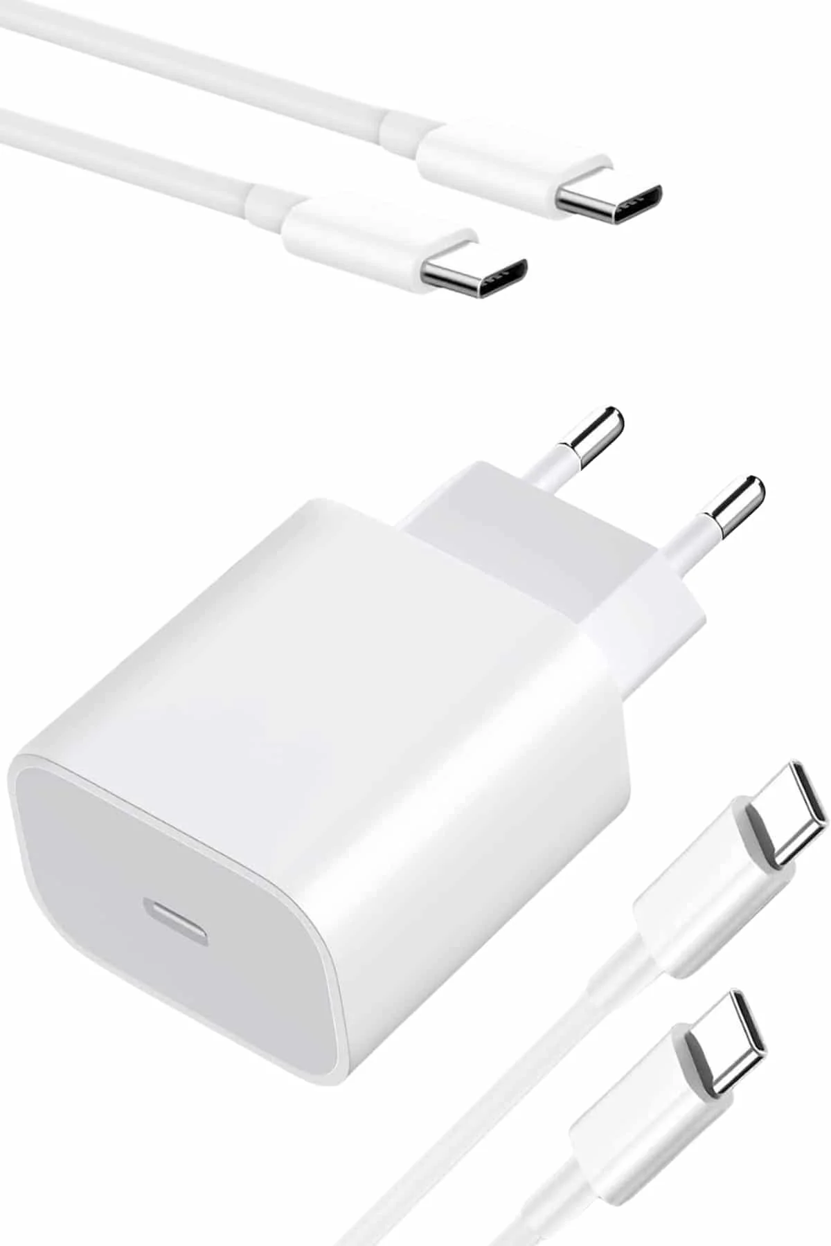 Type-C Hızlı Şarj Özellikli Cihazı USB-C Kablo Dahil