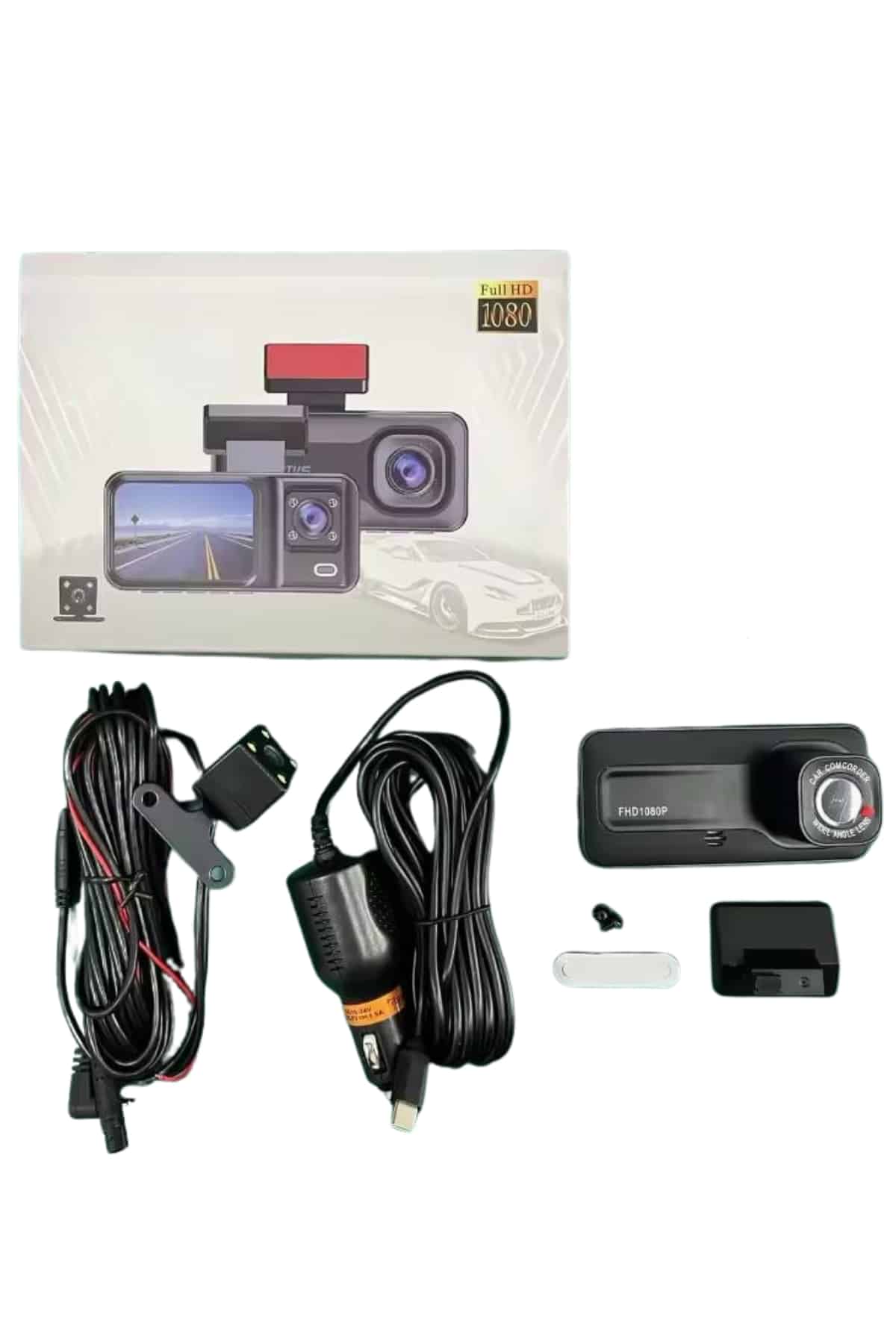 2 İnç Araç İçi Kameralı Ekran 1080P Full HD Kaliteli Hafıza Kart Destekli