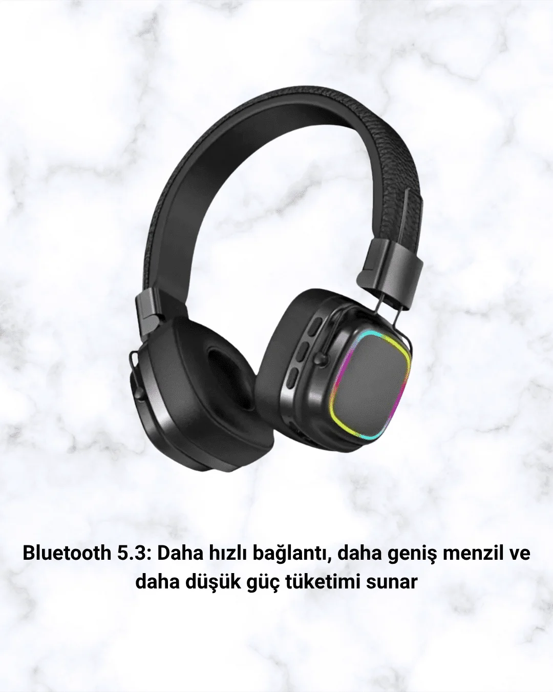 Yüksek Ses Kaliteli Kablosuz Kulak Üstü Kulaklık – BT 5.3