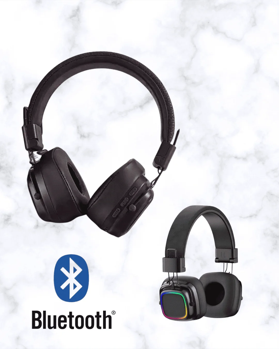 RGB Işıklı Katlanabilir Bluetooth 5.3 Kulak Üstü Kulaklık