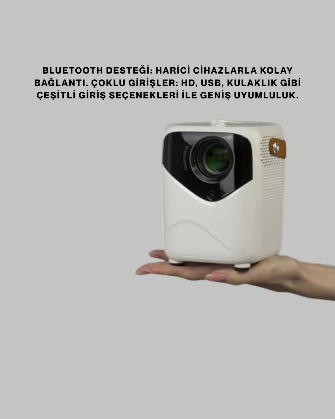 50 inç TV Deneyimli Projektör – Yakın Mesafede Geniş Görüntü Yeni Nesil
