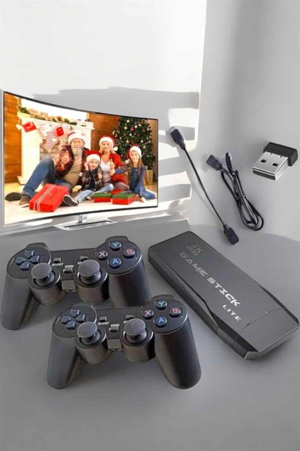 20.000 Oyunlu Premium Model Oyun Konsolu 8k Android Tv HD Game Stick
