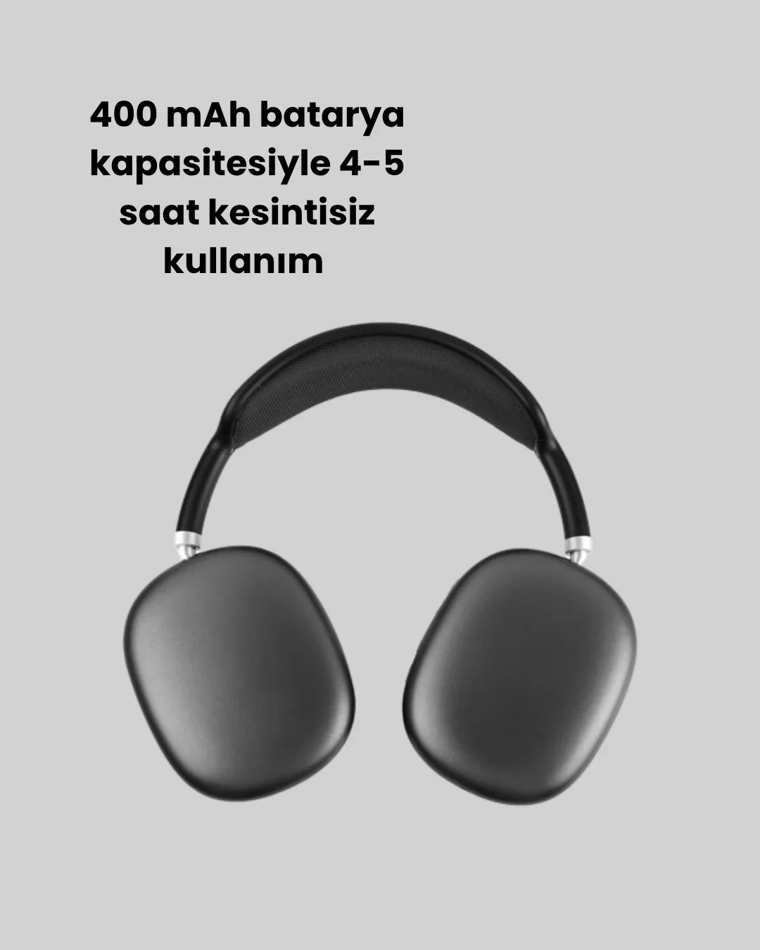 Katlanabilir Bluetooth V5.0 Kablosuz Kulaklık | 400 mAh, Gürültü Azaltma