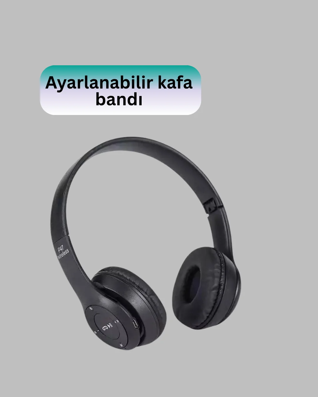 Katlanabilir Tasarımlı Bluetooth 5.0 Kulaklık | Eller Serbest Arama ve Çift Cihaz Desteği