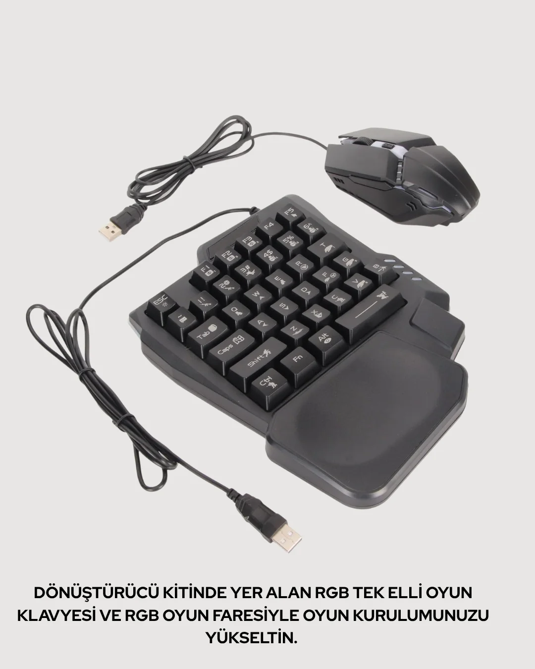 Tak-Çalıştır Mobil Oyun Seti – X8 Pro Teknolojili Klavye Mouse Kombo