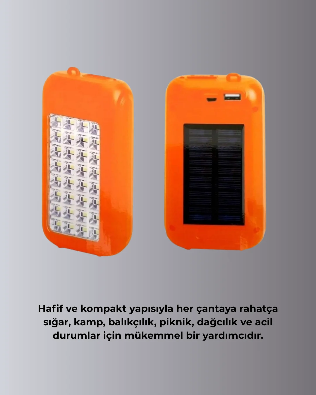 Gold Silver GS-875 Kamp ve Acil Durum Işıldaklı Powerbank