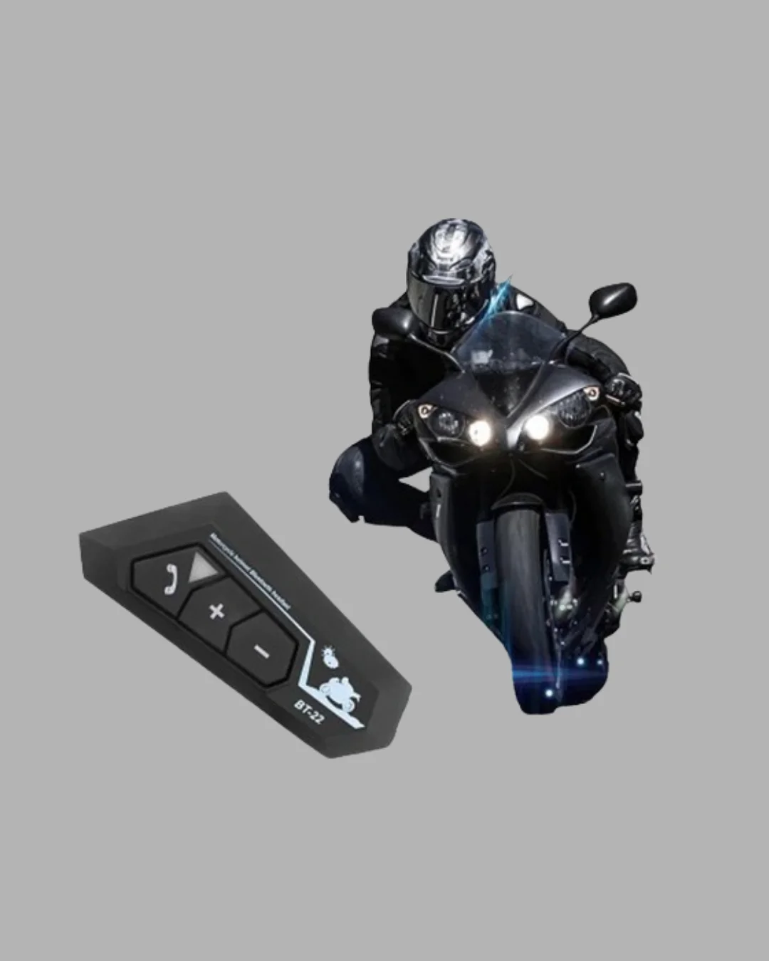 BT22 Kask Bluetooth Kulaklık Su Geçirmez Motosiklet İletişim Sistemi Yeni Nesil