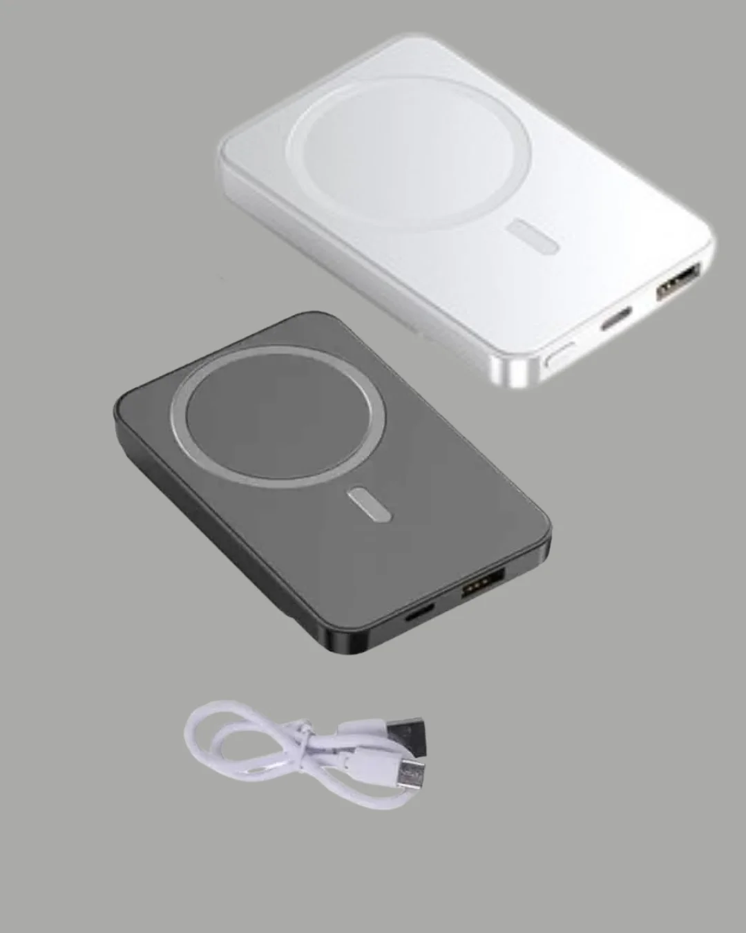 10000mAh Kapasiteli Manyetik USB-C ve Kablosuz Powerbank W09