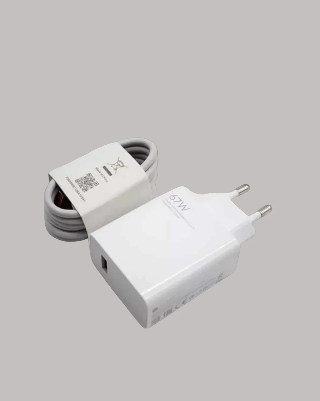 67W Turbo Hızlı Şarj Adaptörü ve Type-C Kablo Güvenli Şarj Teknolojisi