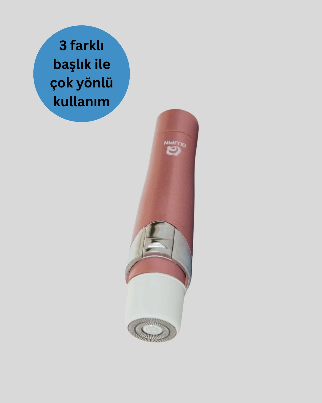 3 Başlıklı Kadın Yüz ve Vücut Tüy Temizleme Makinesi
