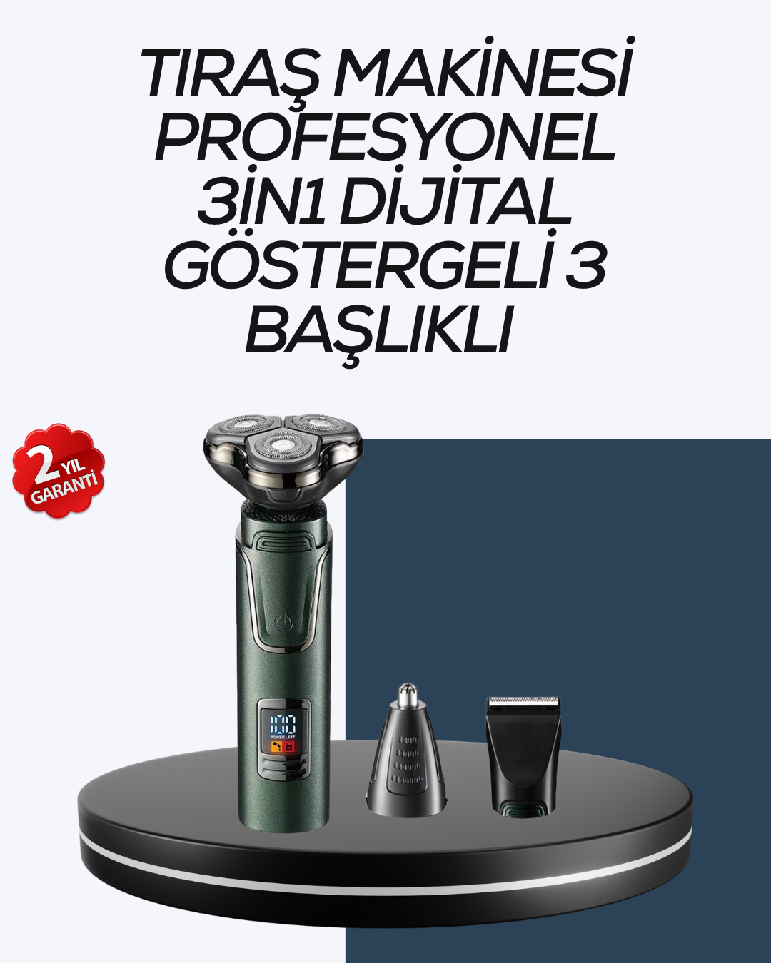 Kuru Kullanıma Uygun Erkek Tıraş Makinesi