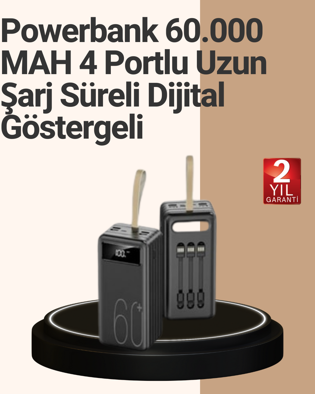 Güvenlik Korumalı Hızlı Şarj Özellikli Powerbank