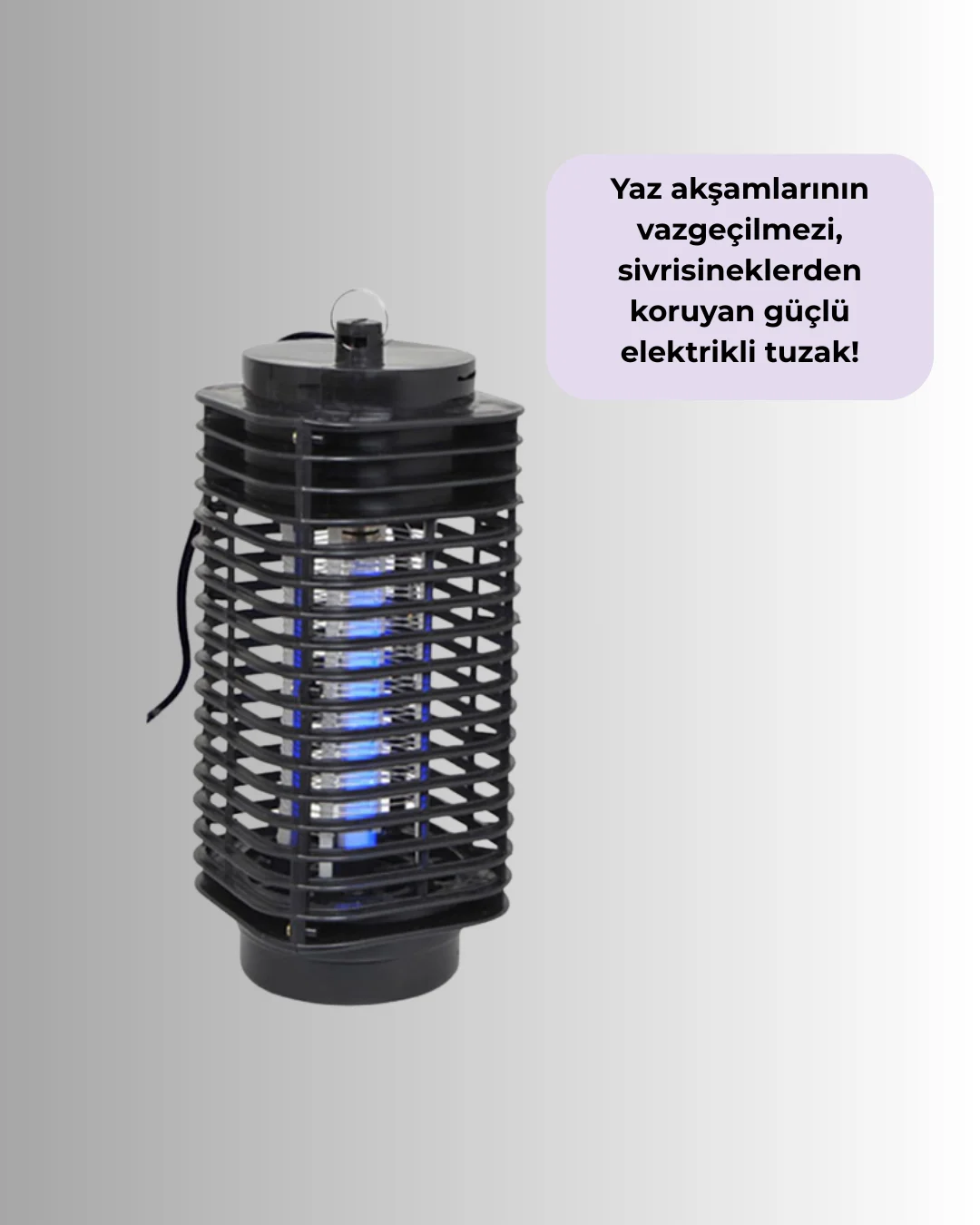 Kimyasal İçermeyen UV Işıklı Böcek ve Sivrisinek Kapanı – Güvenli Kullanım