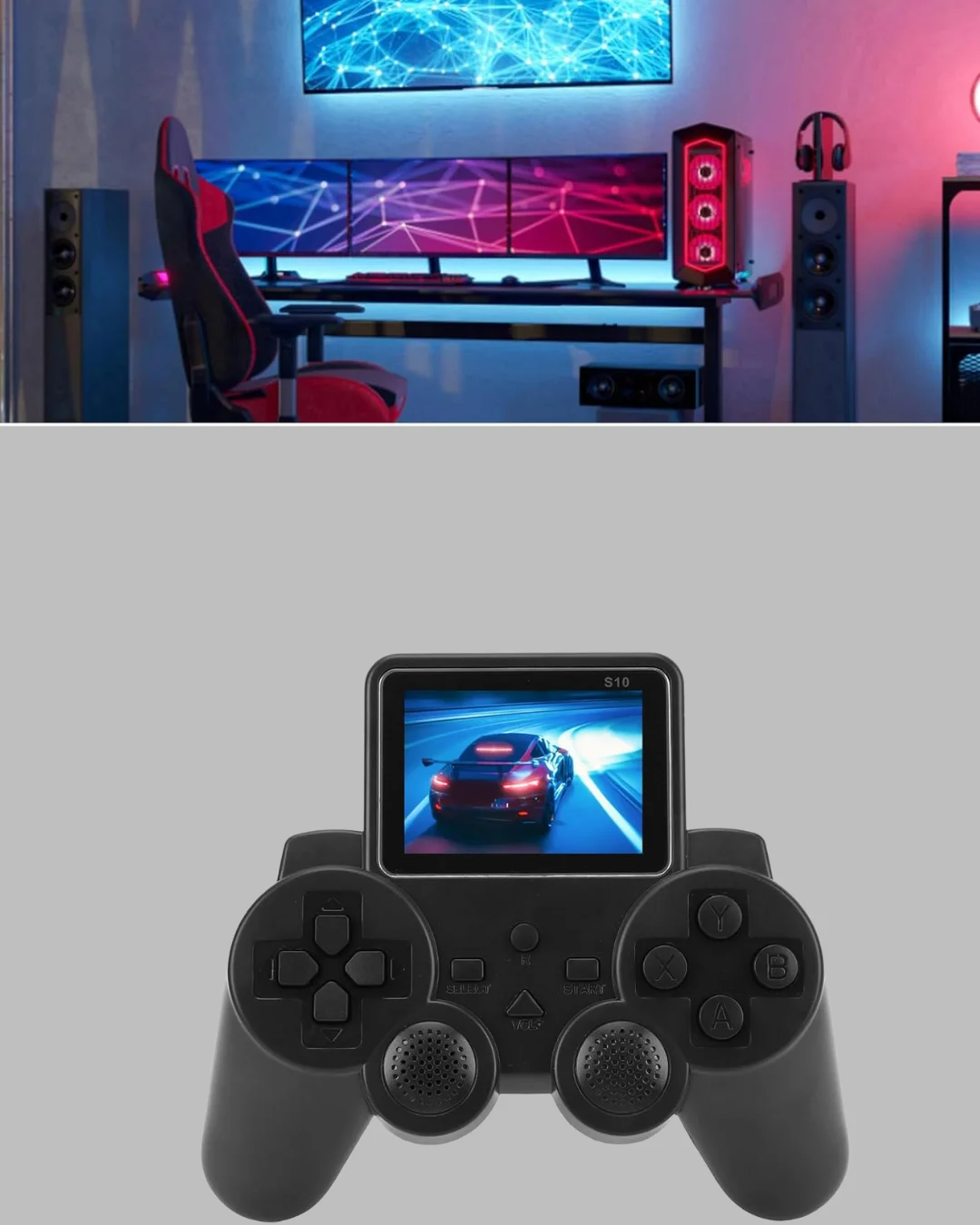 2025 S10 Gamepad 520 Klasik Retro Oyunlu TV Bağlantılı A Kalite Orijinal Yeni Nesil