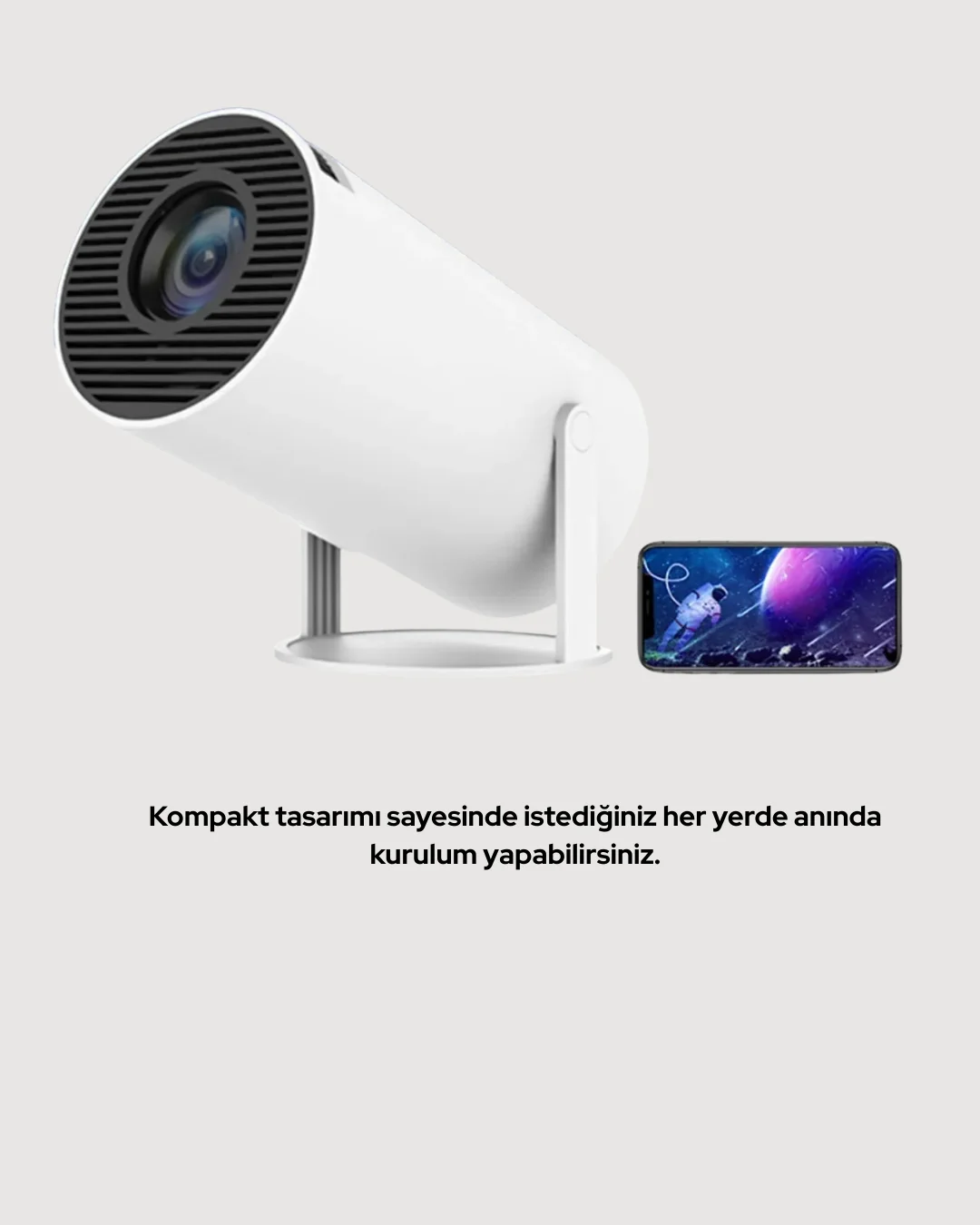 Ultra Pro Full HD ve 4K Destekli 130 İnç Projeksiyon Cihazı