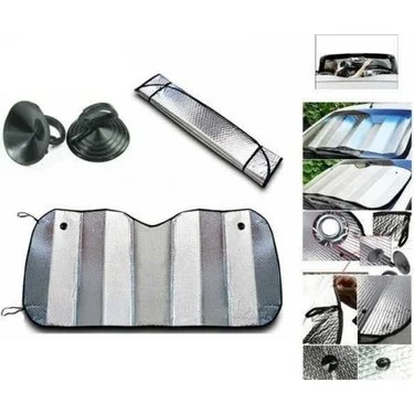 Araç Ön Cam Güneşlik Isı Yalıtımlı Katlanabilir Model Renault Megane Honda Civic Opel Astra Ford Focus