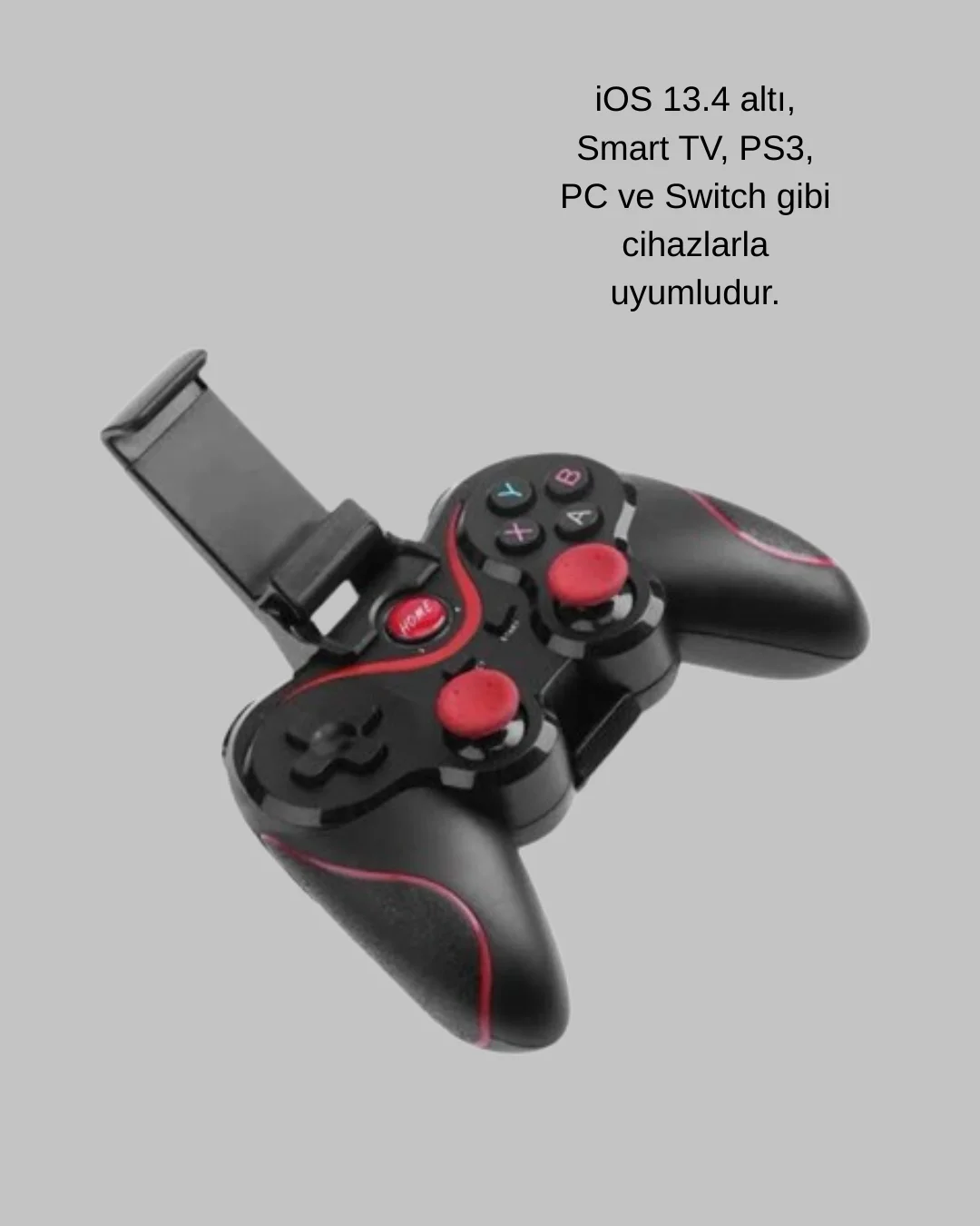 Ergonomik Tasarımlı Şarjlı Kablosuz Gamepad