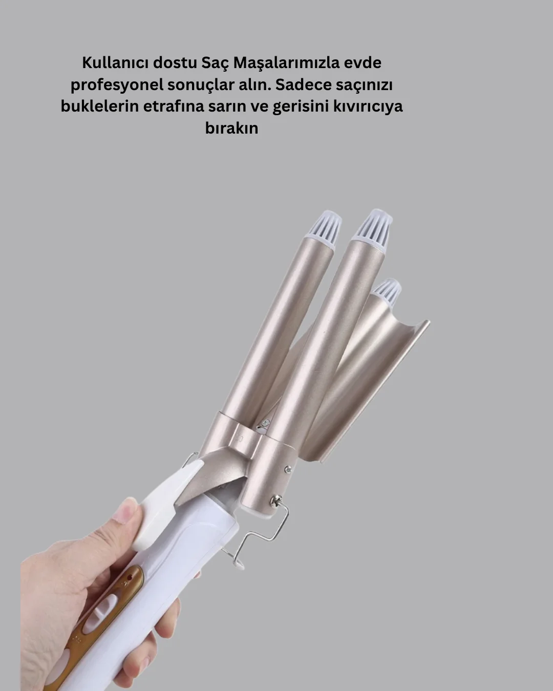 Bukle Saç Maşası – Kolay Kullanım, Sağlıklı Bukleler yüksek ısılı Yeni Nesil