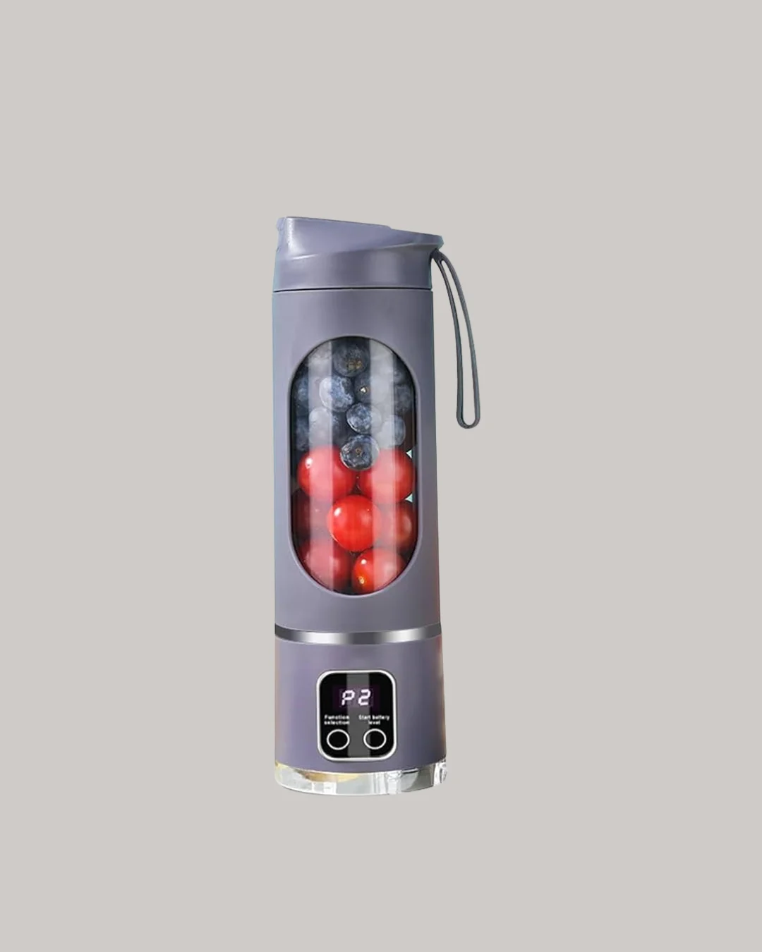 450 ml Taşınabilir Blender – Tip-C Şarjlı 12 Bıçaklı Meyve Sıkacağı
