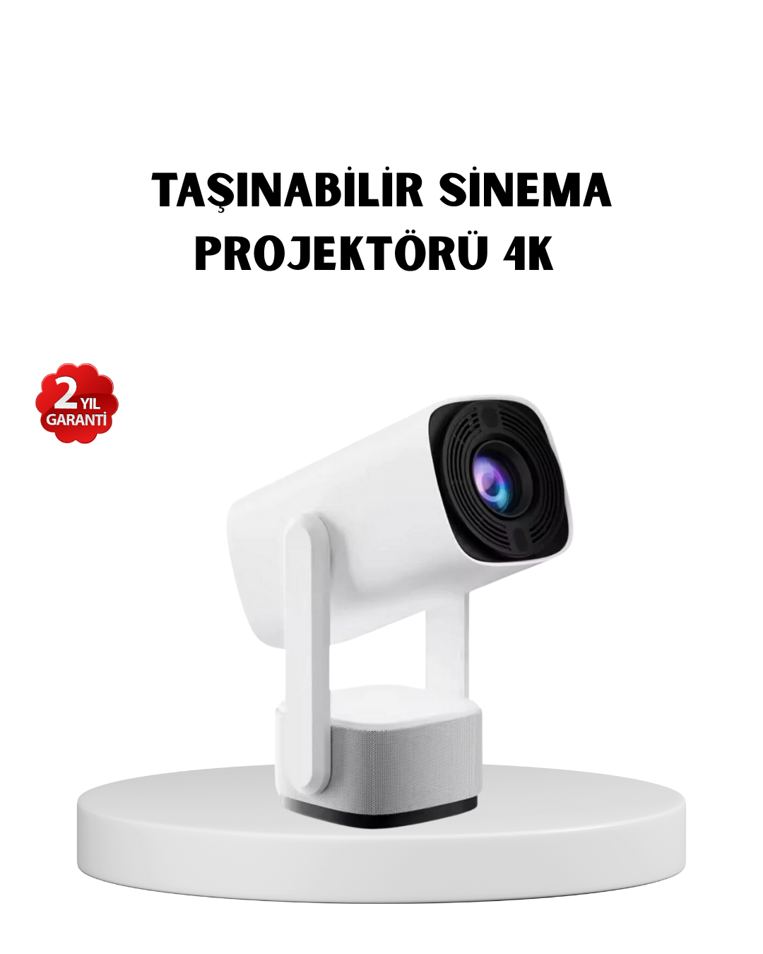 720p HD Projeksiyon Cihazı – Uzun Ömürlü Ampul, Canlı Renkler ve Evde Sinema Keyfi