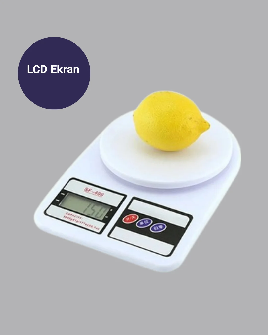 LCD Ekranlı Hassas Dijital Mutfak Terazisi – 5kg Kapasite, 1g Hassasiyet Yeni Nesil