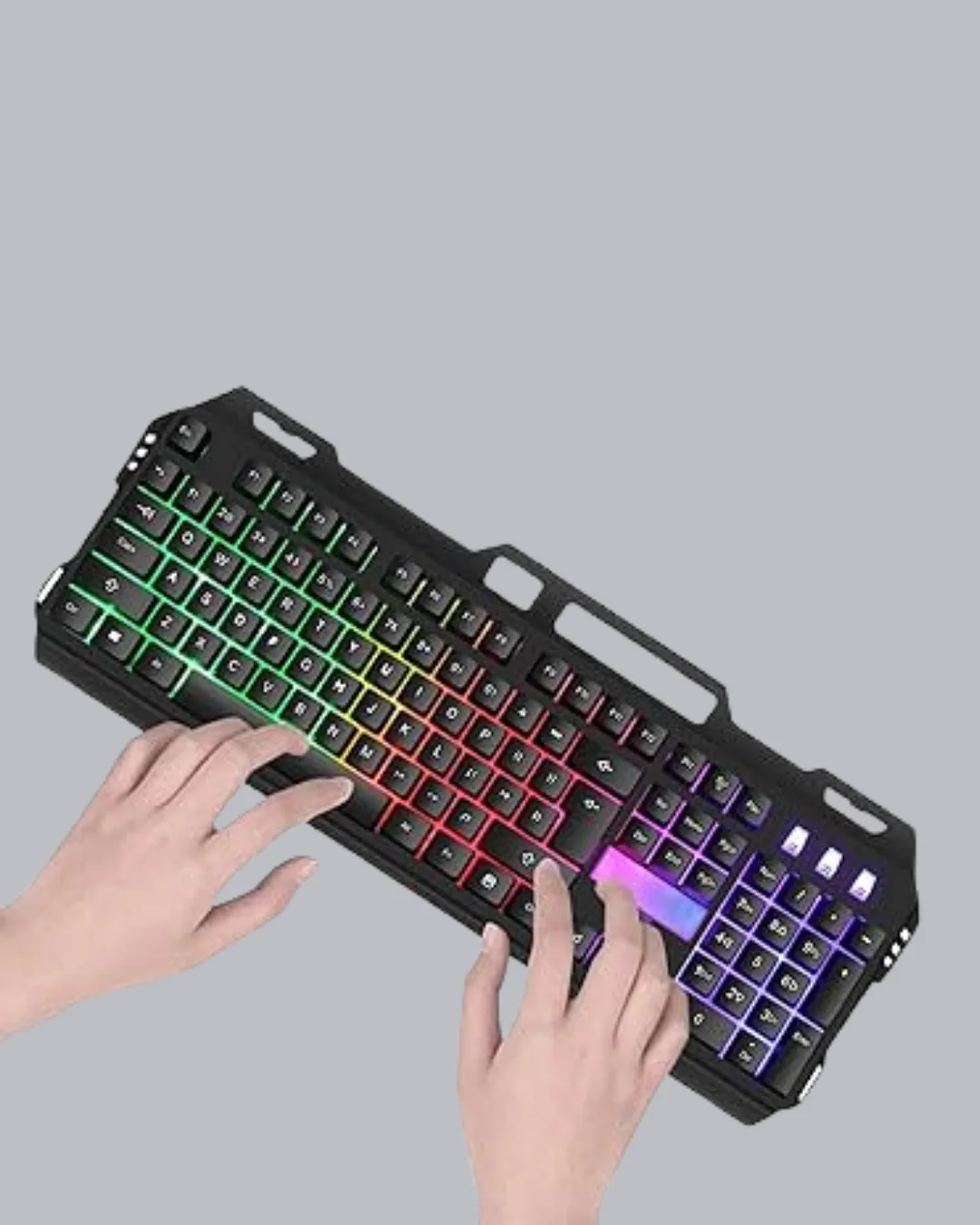 RGB Aydınlatmalı Klavye Mouse Seti – USB Bağlantılı, Türkçe Q, Ayarlanabilir DPI, Ergonomik Yapı