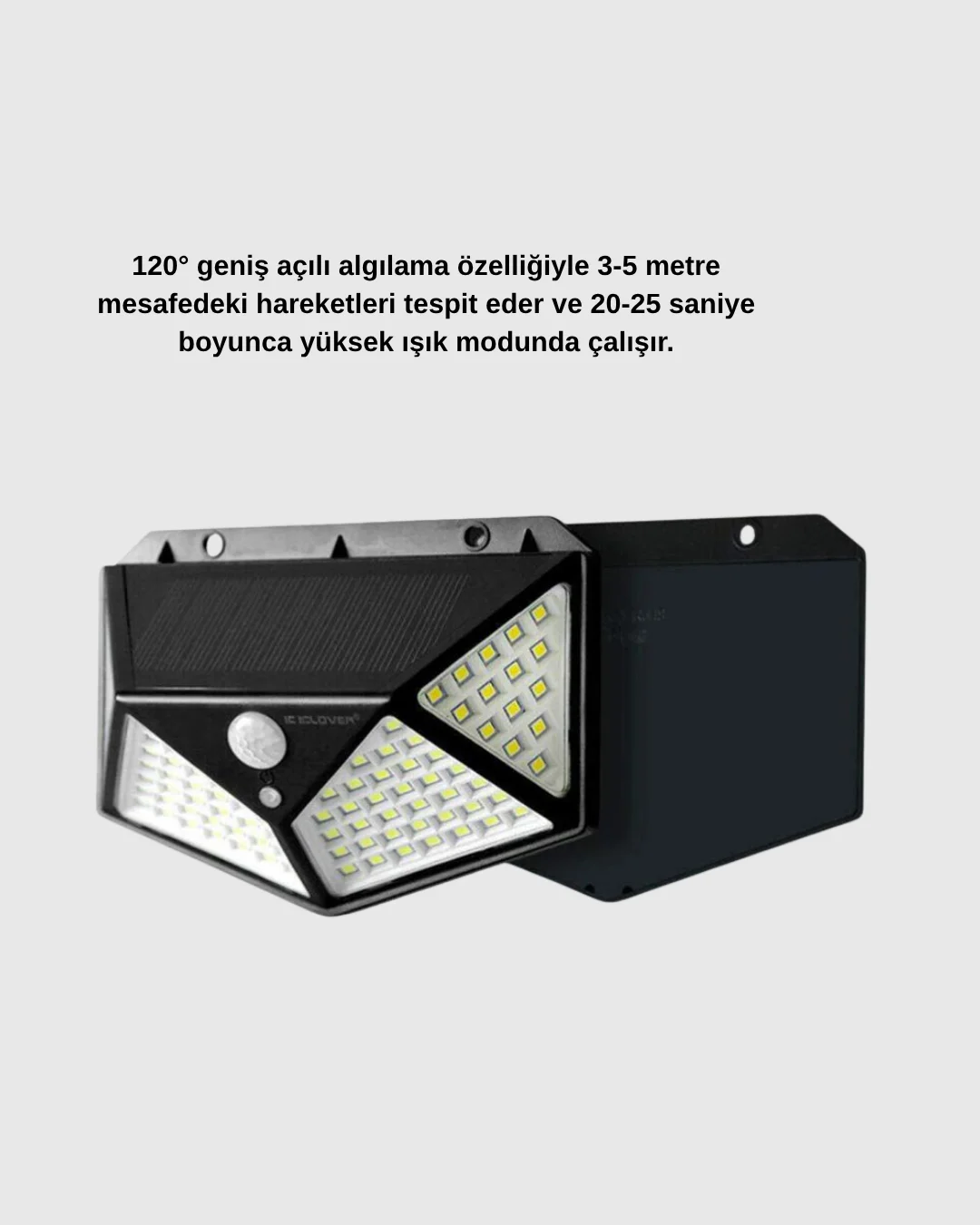 Solar Güçlü 100 LED Bahçe Lambası – Enerji Tasarruflu, Suya Dayanıklı ve Geniş Açılı Işık