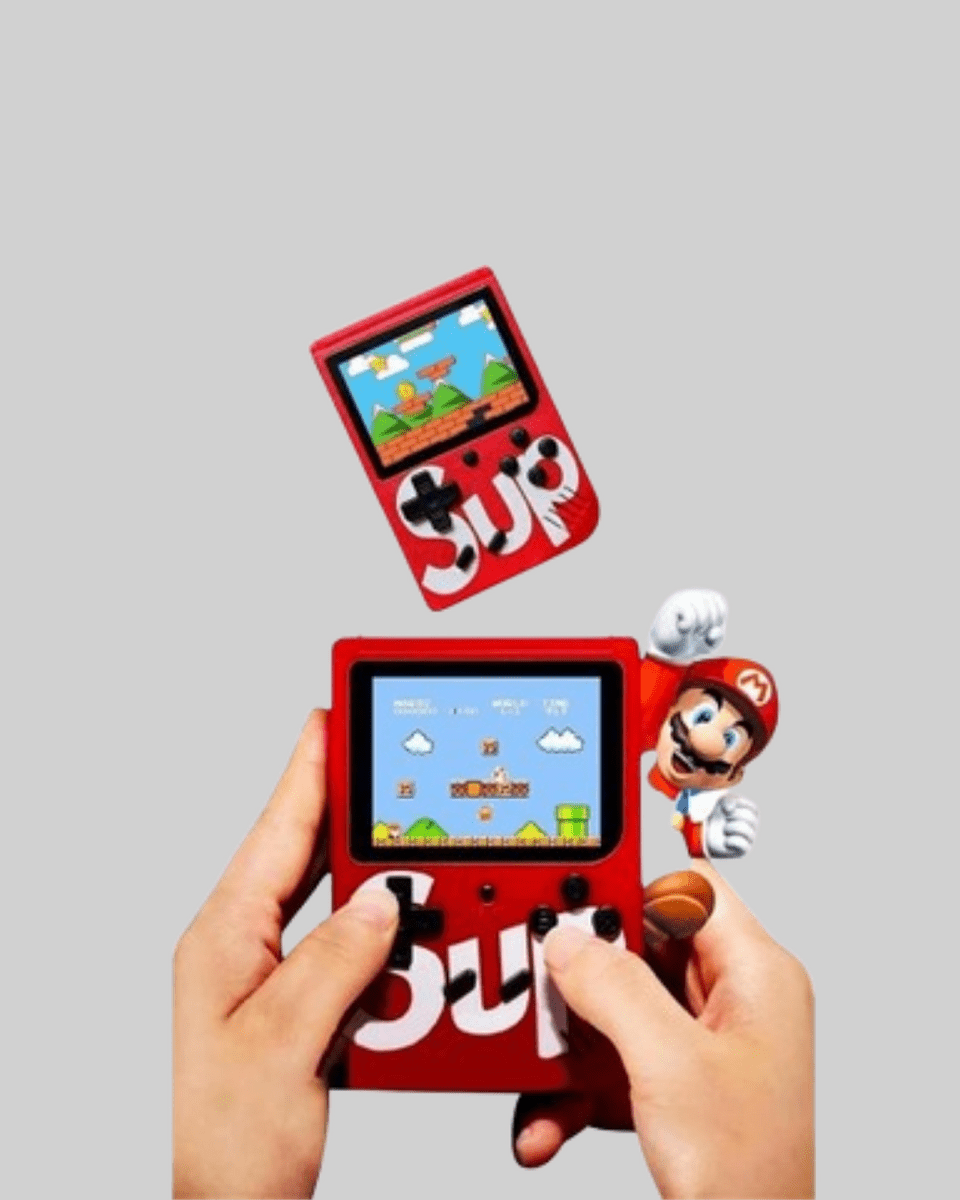 SUP Retro El Konsolu – 500 Oyun, 2 Oyunculu, 3 İnç Ekran, Taşınabilir Şarjlı Atari