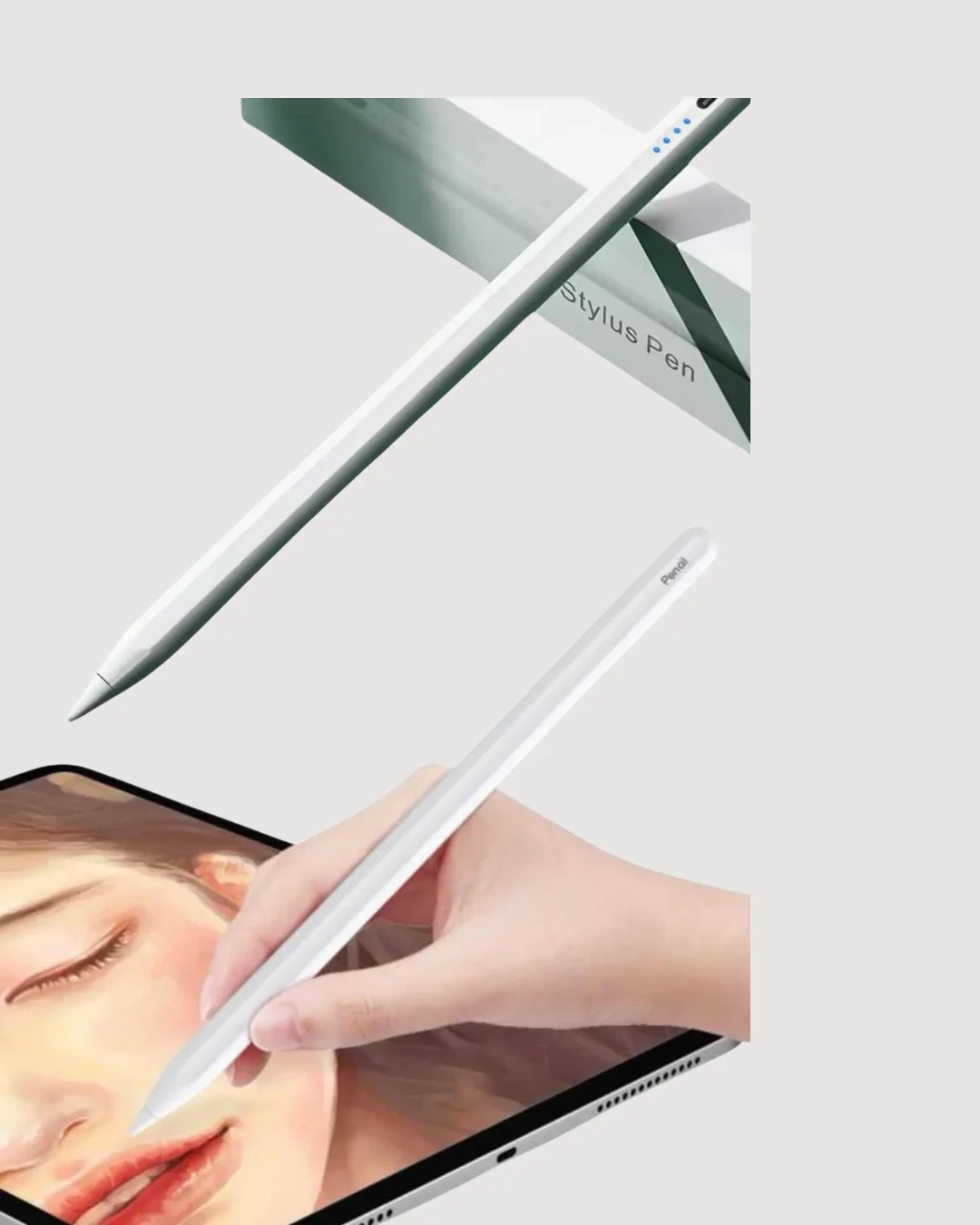 Yüksek Hassasiyetli Eğim Sensörlü Dijital Kalem – USB-C Hızlı Şarjlı Yeni Nesil
