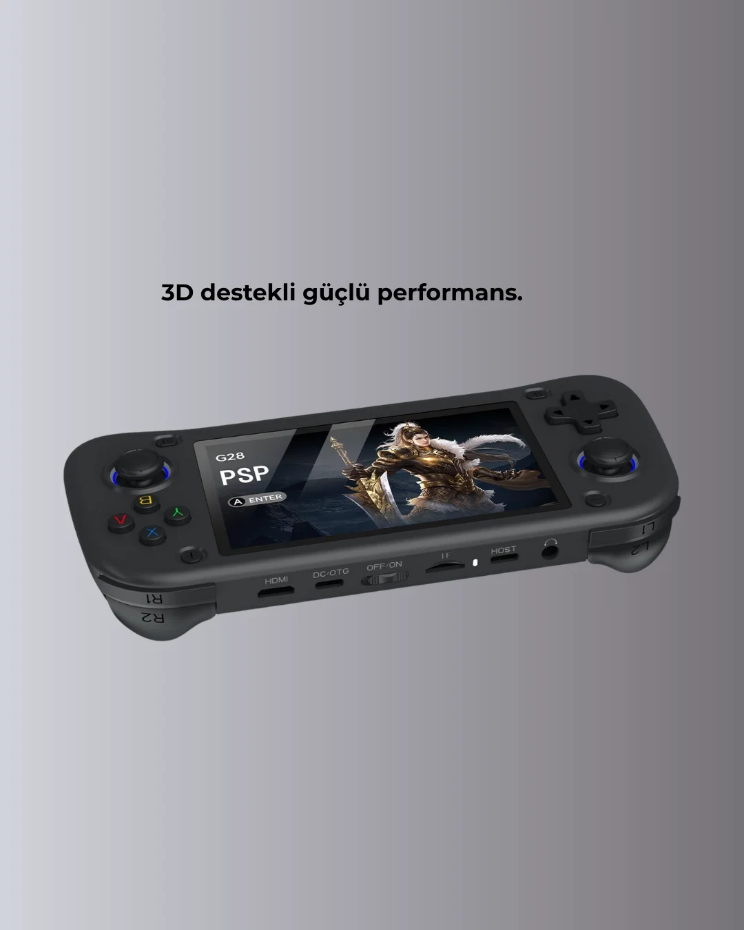 4.3 İnç IPS Ekranlı Taşınabilir Oyun Konsolu 64GB 10000 Oyun