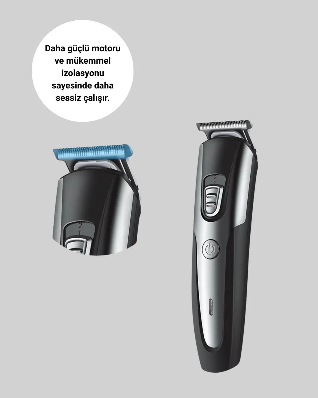 Ergonomik Profesyonel Tıraş Makinesi Saç Sakal Kesme ve Düzeltme