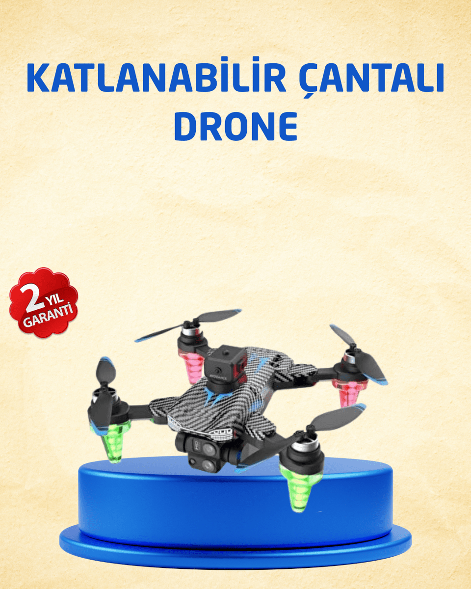 1080P Kameralı Drone Katlanabilir Tasarım Kolay Kullanım