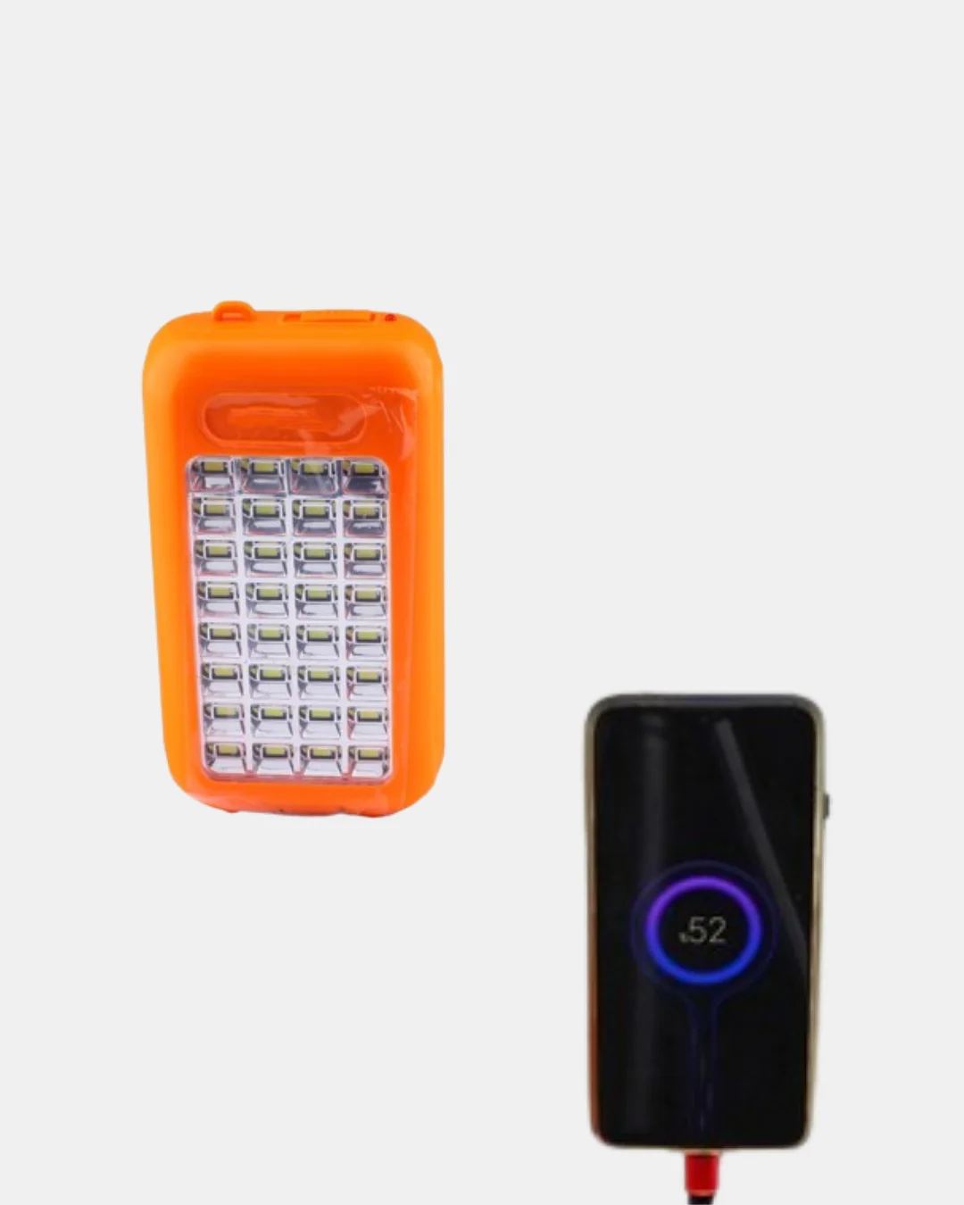 Güneş Enerjili Powerbank 10000 mAh LED Işıklı