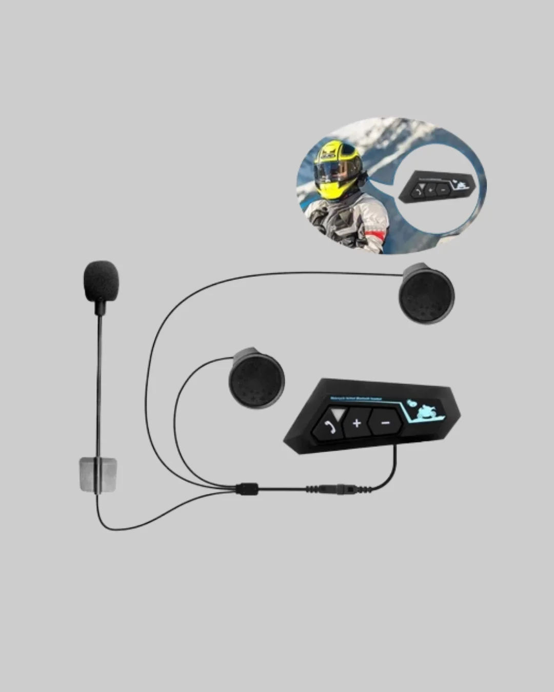 Motosiklet Kask Kulaklığı Bluetooth 5.0 Gürültü Önleme ve Hızlı Bağlantı Yeni Nesil