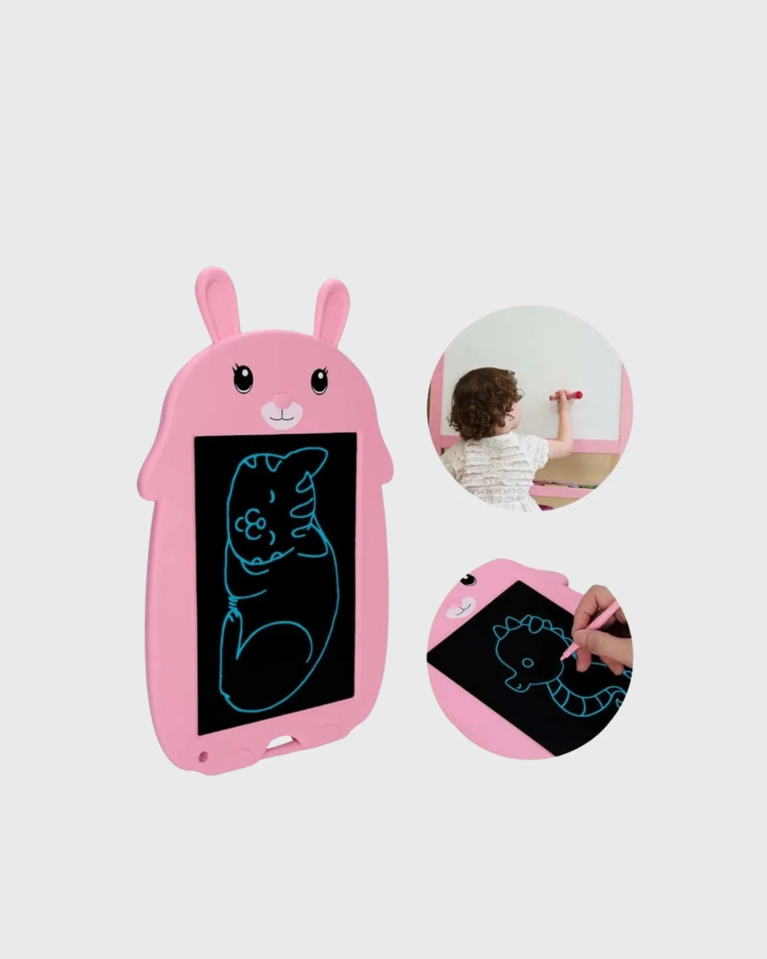 Çocuklar İçin LCD Yazı Tableti Hafif Ekran Kilitli Çizim ve Eğitim Tableti