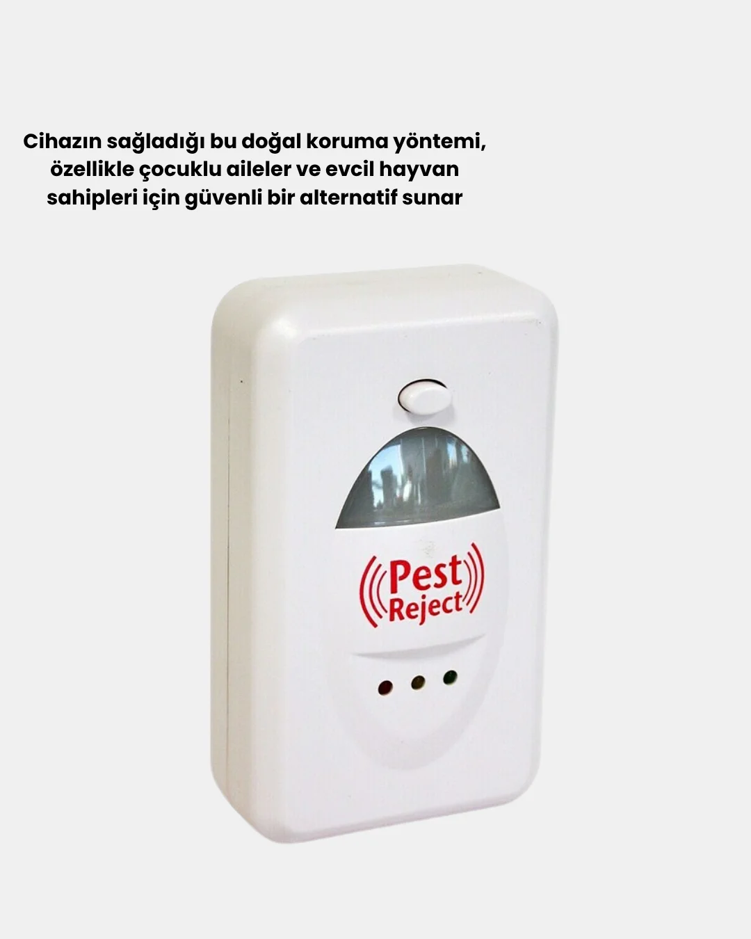 Fare, Sivrisinek ve Böcek Kovucu Ultrasonik Cihaz – Güvenli ve Kimyasalsız Çözüm