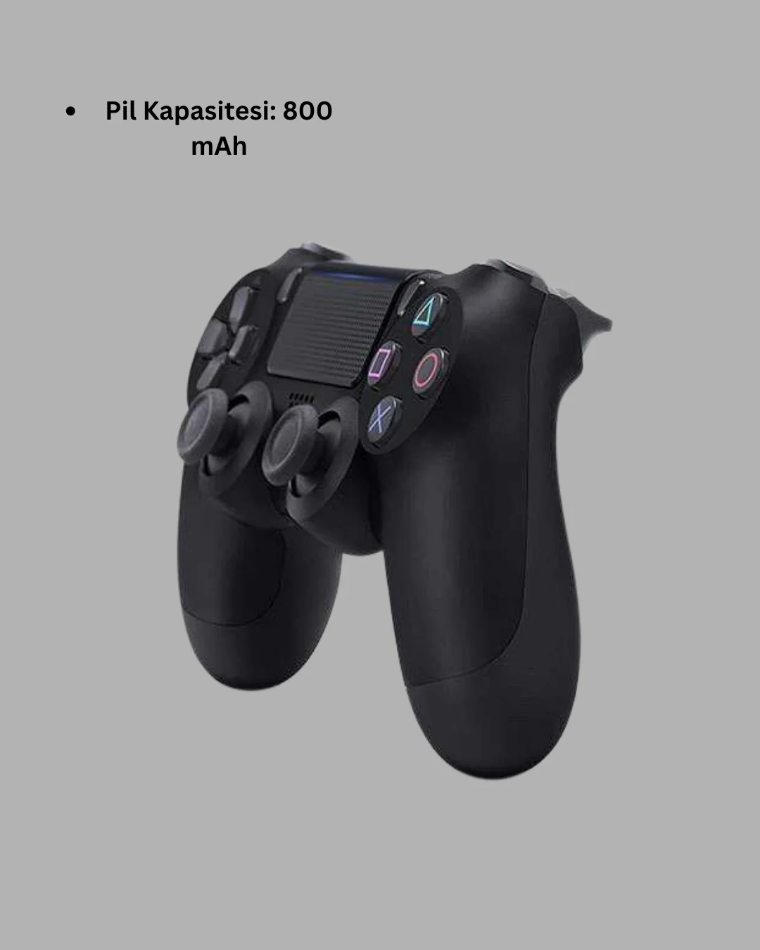 PS4 Uyumlu Kablosuz Oyun Kolu – Titreşimli, Şarjlı ve Ergonomik Yeni Nesil