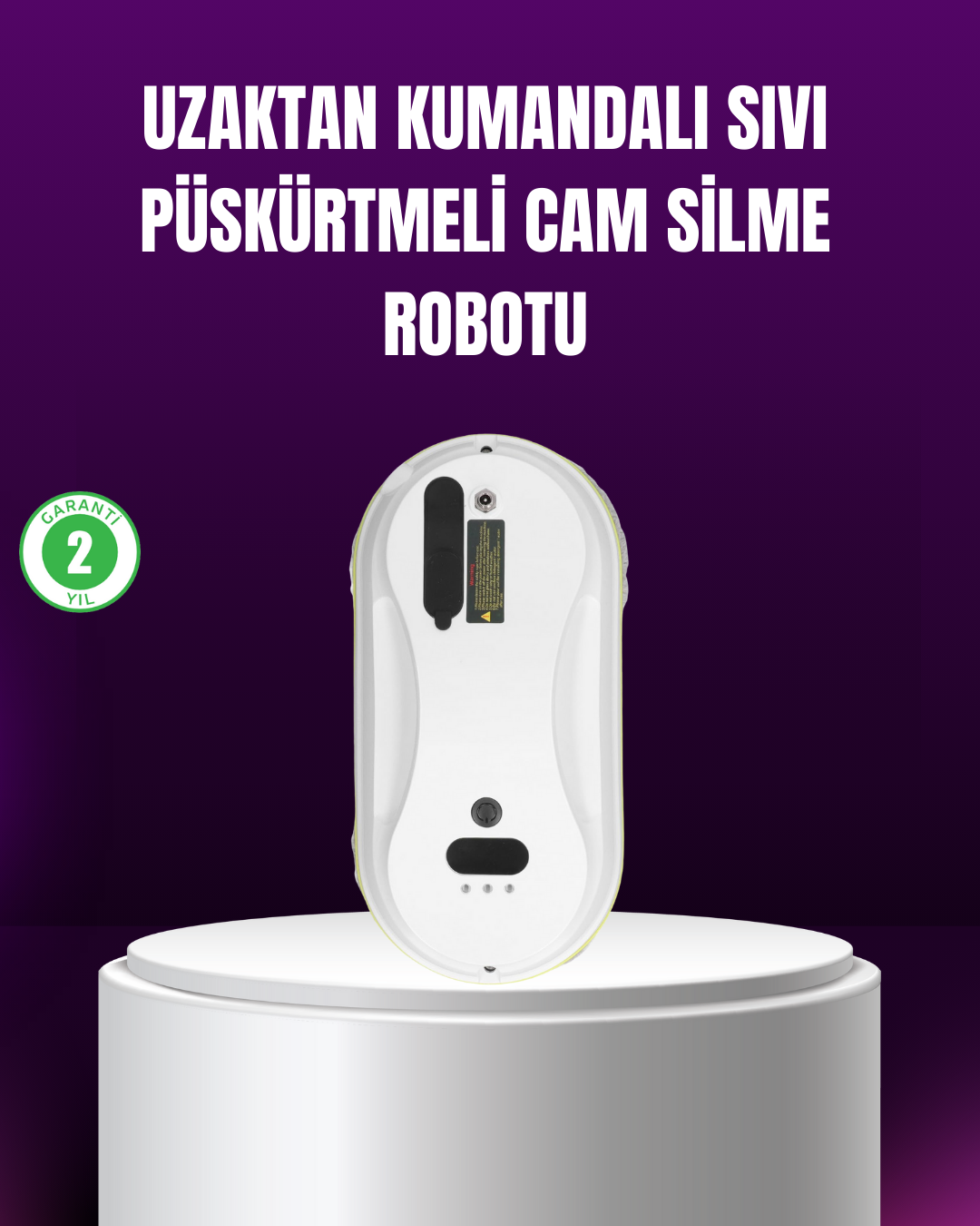 AI Akıllı Rotalı Otomatik Cam Temizleme Robotu
